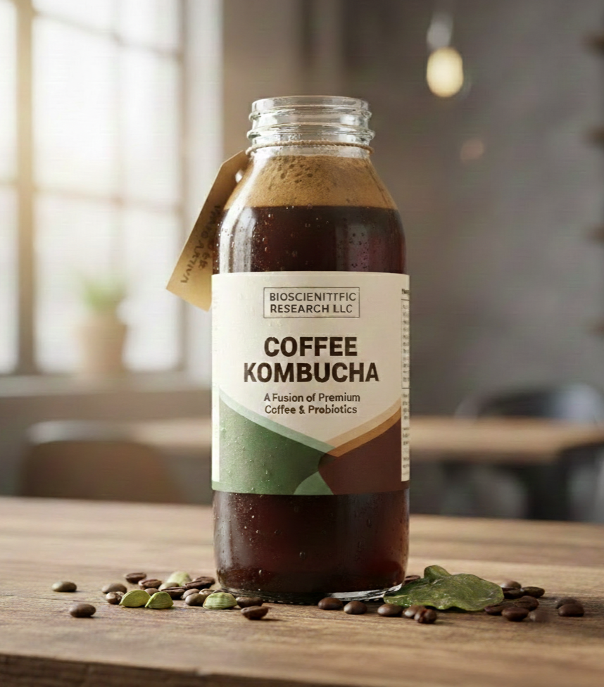Coffee Kombucha - A Fusion of Premium Coffee & Probiotics